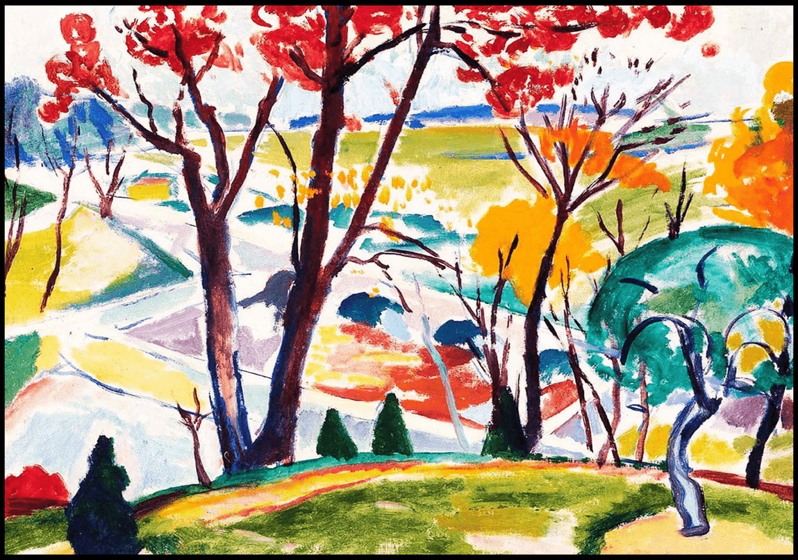 Henry Lyman Saÿen- Landscape Bridge Huntingdon Valley
