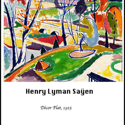 Henry Lyman Saÿen - Décor Plat Poster