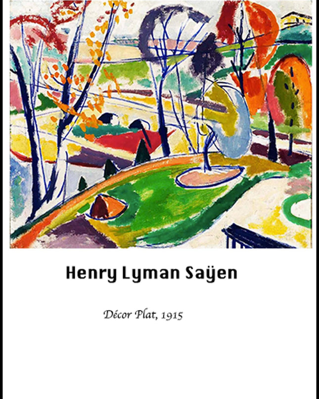 Henry Lyman Saÿen - Décor Plat Poster