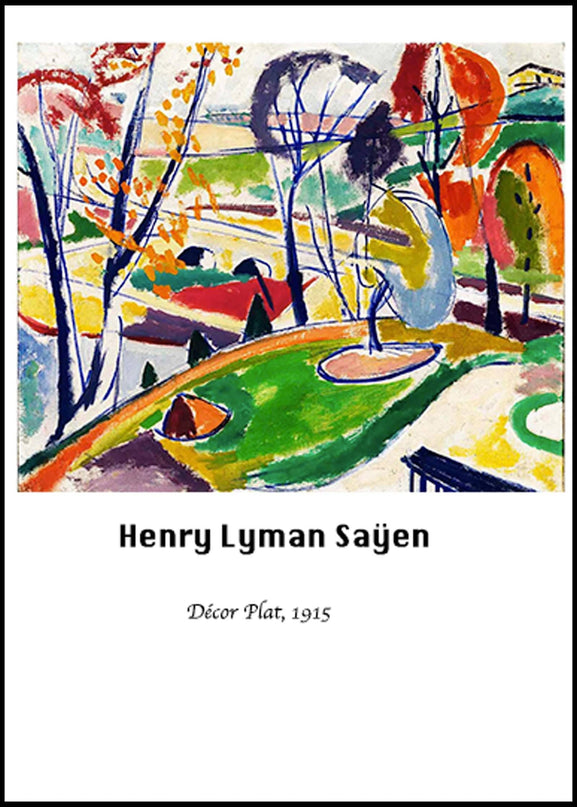 Henry Lyman Saÿen - Décor Plat Poster