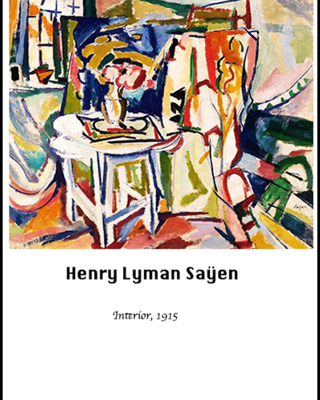 Henry Lyman Saÿen - Interior Poster