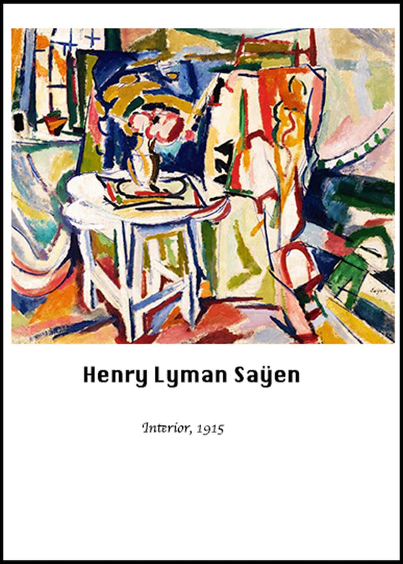 Henry Lyman Saÿen - Interior Poster