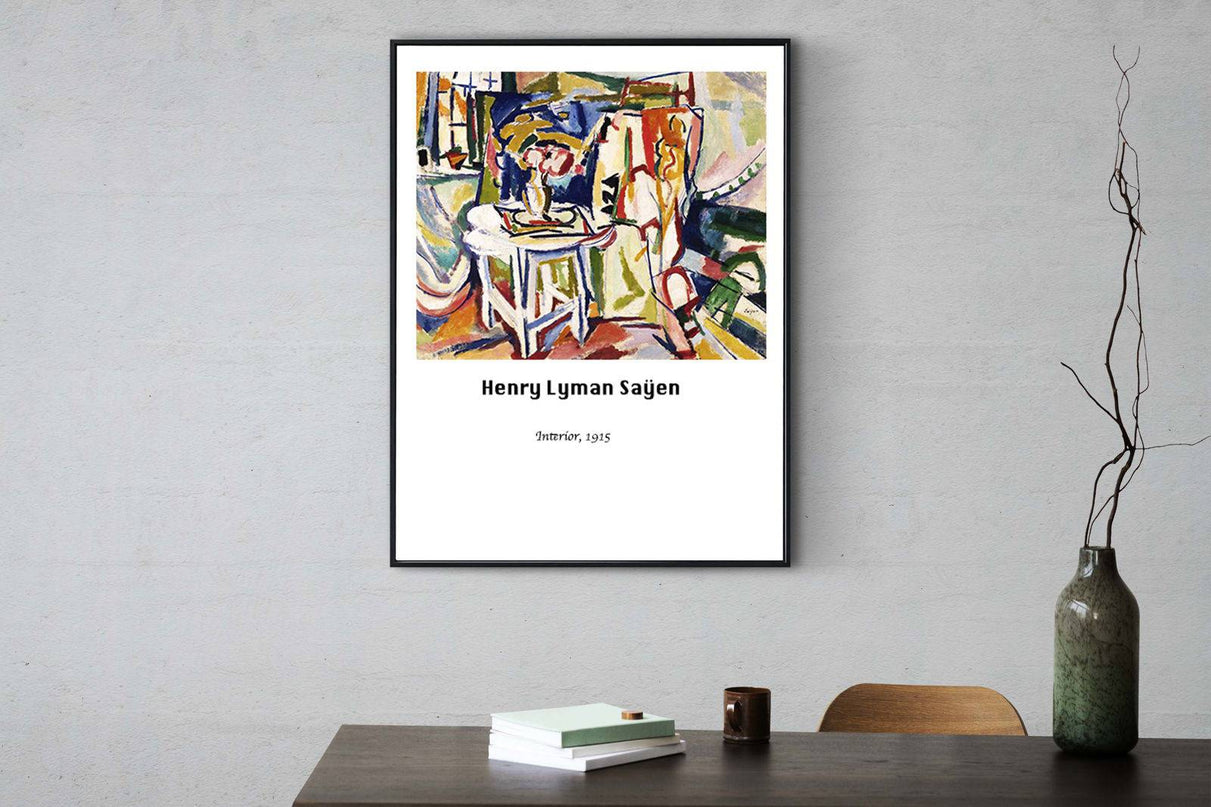 Henry Lyman Saÿen - Interior Poster