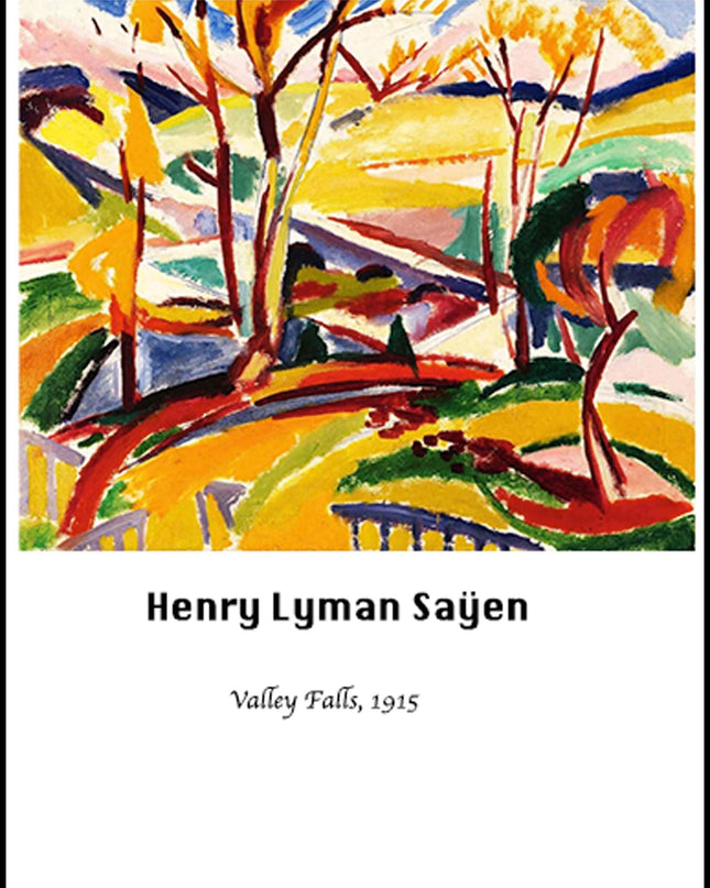 Henry Lyman Saÿen - Valley Falls Poster