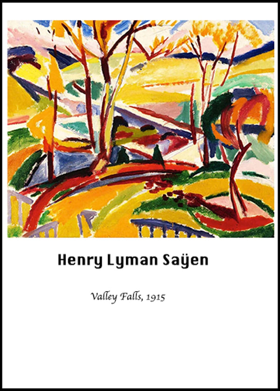 Henry Lyman Saÿen - Valley Falls Poster
