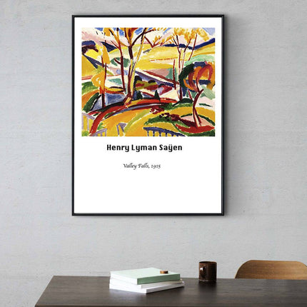 Henry Lyman Saÿen - Valley Falls Poster