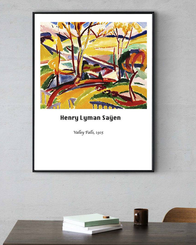 Henry Lyman Saÿen - Valley Falls Poster