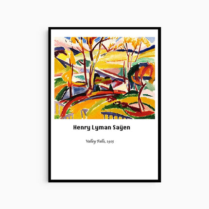 Henry Lyman Saÿen - Valley Falls Poster