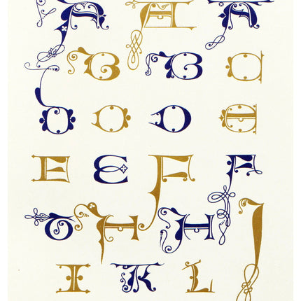 Henry Shaw - Alphabets numerals, and devices of the middle ages Pl. 22 Poster