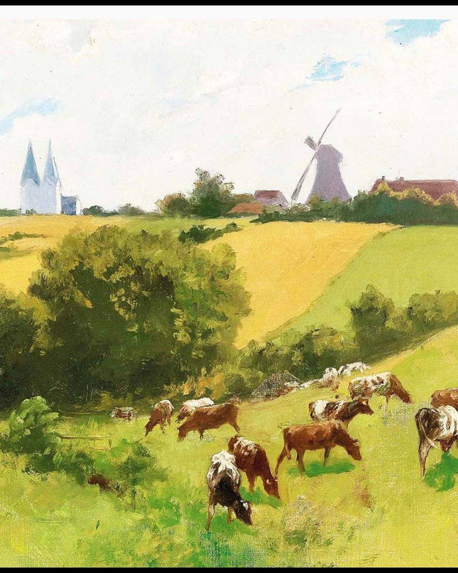 Hermann Seeger - Herd of Animals in a Summer Landscape