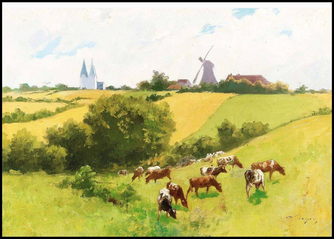 Hermann Seeger - Herd of Animals in a Summer Landscape
