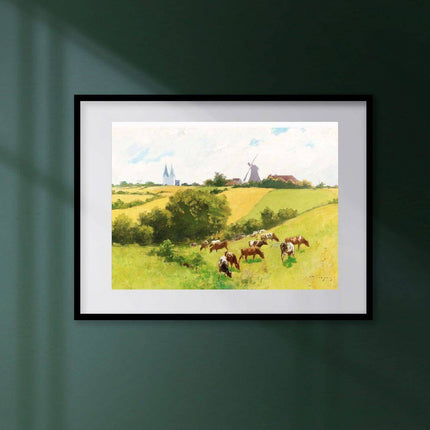 Hermann Seeger - Herd of Animals in a Summer Landscape