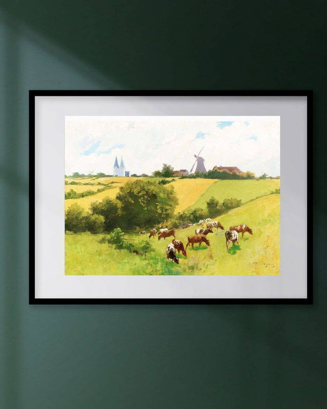Hermann Seeger - Herd of Animals in a Summer Landscape