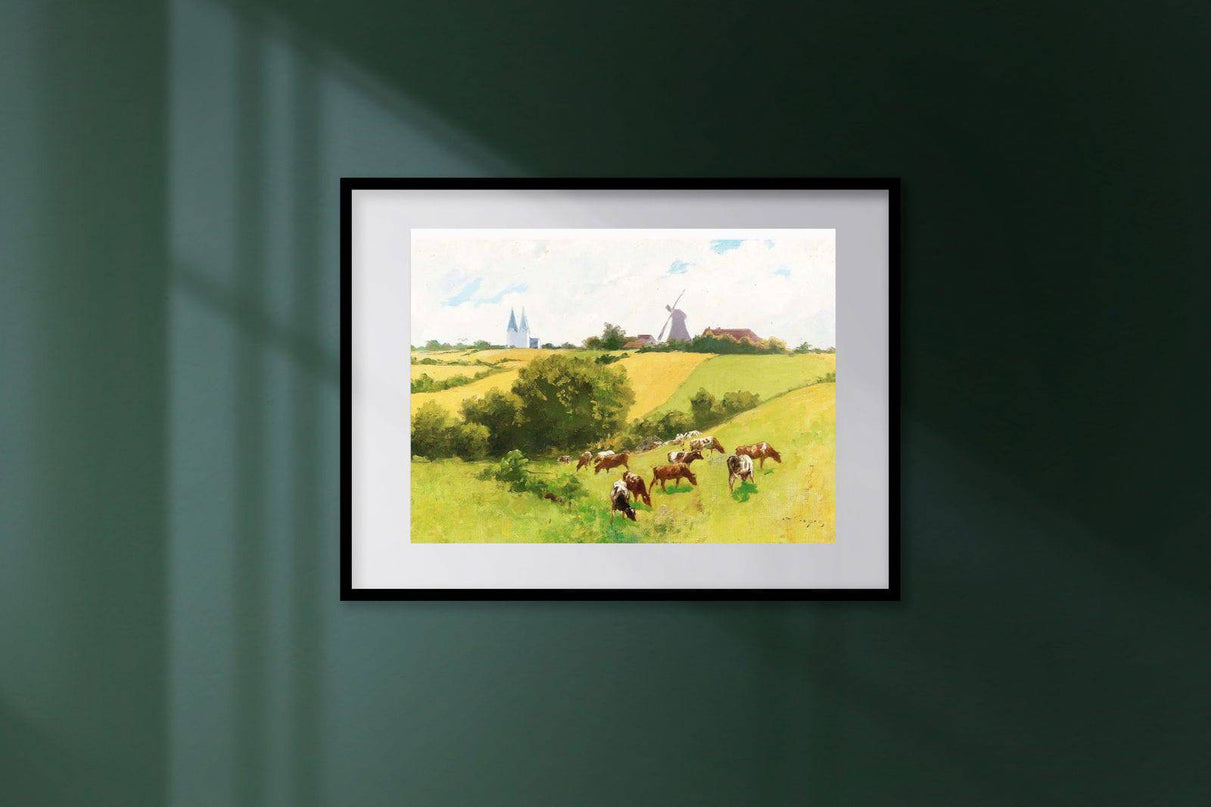 Hermann Seeger - Herd of Animals in a Summer Landscape