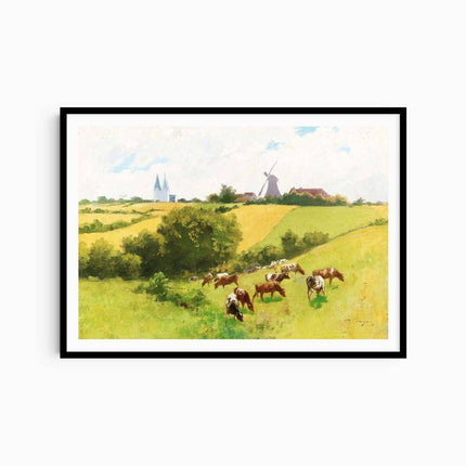 Hermann Seeger - Herd of Animals in a Summer Landscape