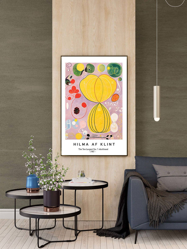 Hilma af Klint - The Ten Largest No. 7 Adulthood Poster