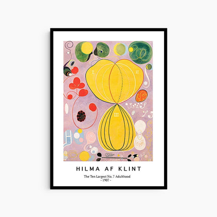 Hilma af Klint - The Ten Largest No. 7 Adulthood Poster