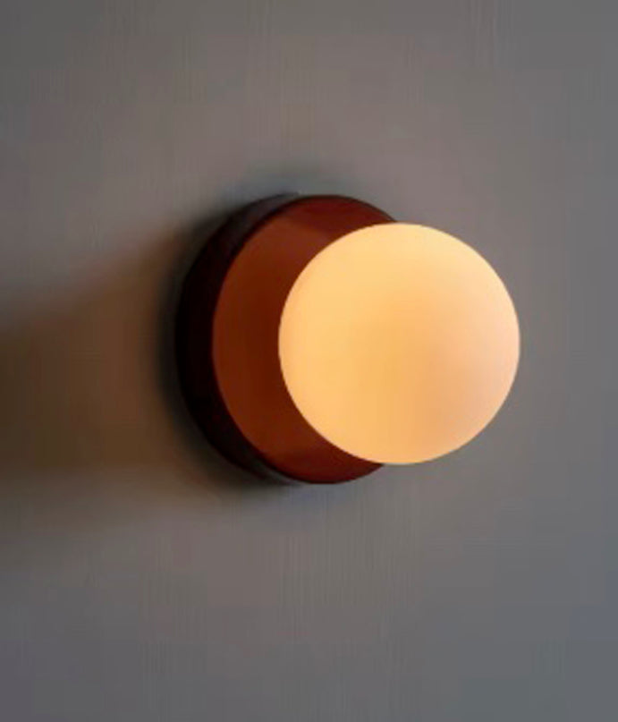 Macaron LED Wall Lamp Mini Glass