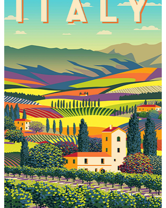 Italy Travel Poster