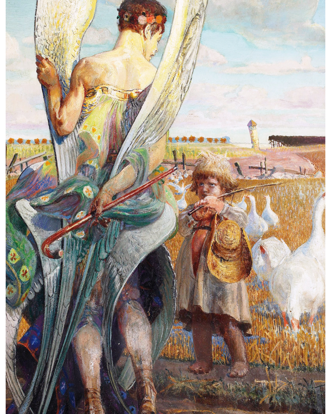 Jacek Malczewski - Angel, I Shall Follow Thee