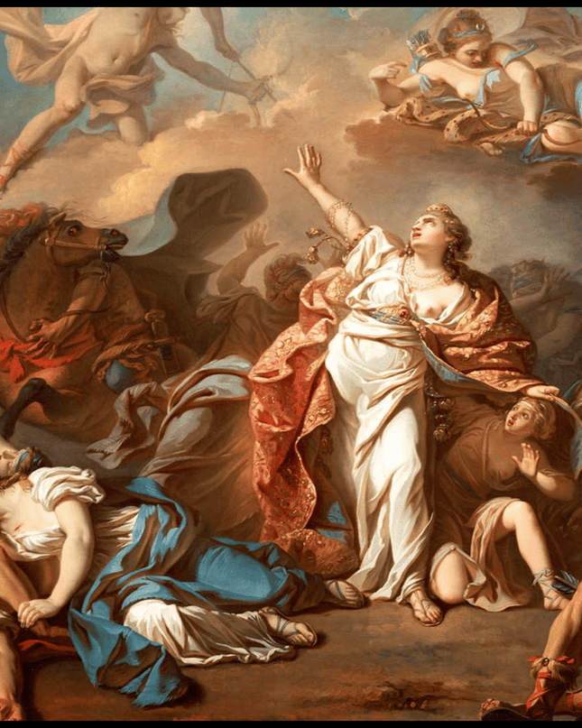 Jacques-Louis David - Apollo and Diana Attacking the Children of Niobe