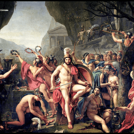 Jacques-Louis David - Leonidas At Thermopylae