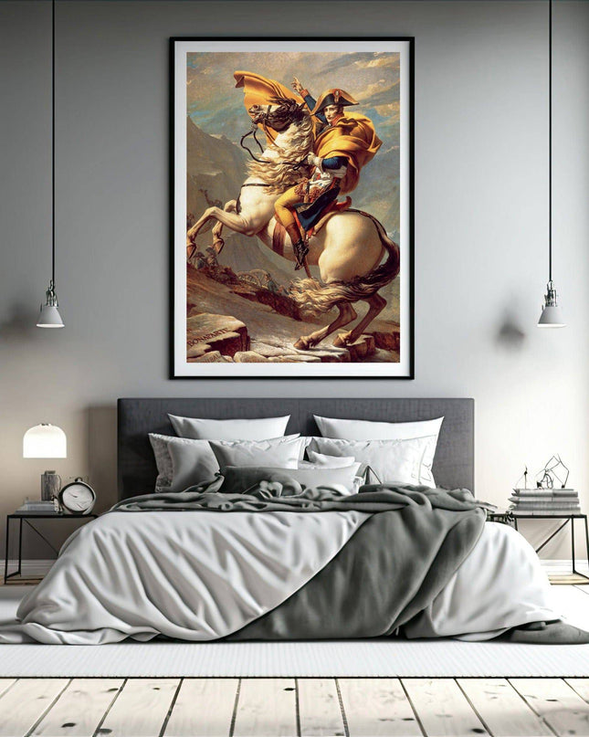 Jacques-Louis David - Napoleon Crossing the Alps