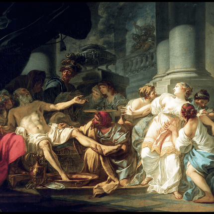 Jacques-Louis David - The Death Of Seneca