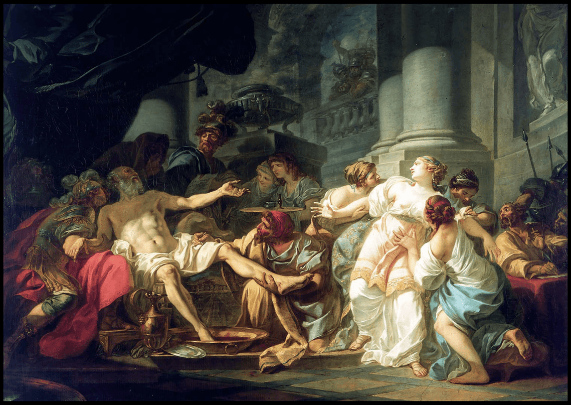 Jacques-Louis David - The Death Of Seneca