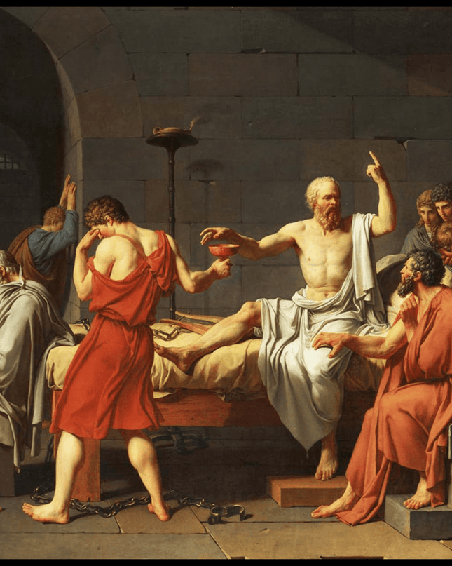 Jacques-Louis David - The Death of Socrates