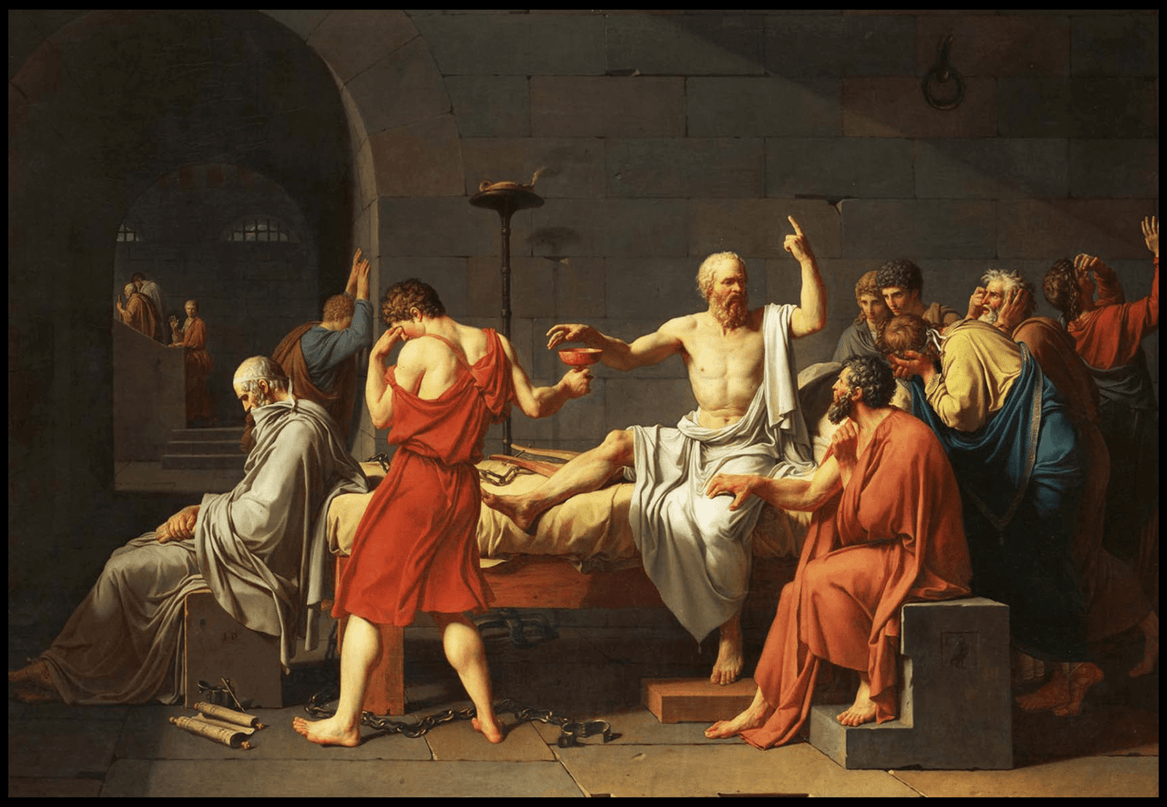 Jacques-Louis David - The Death of Socrates