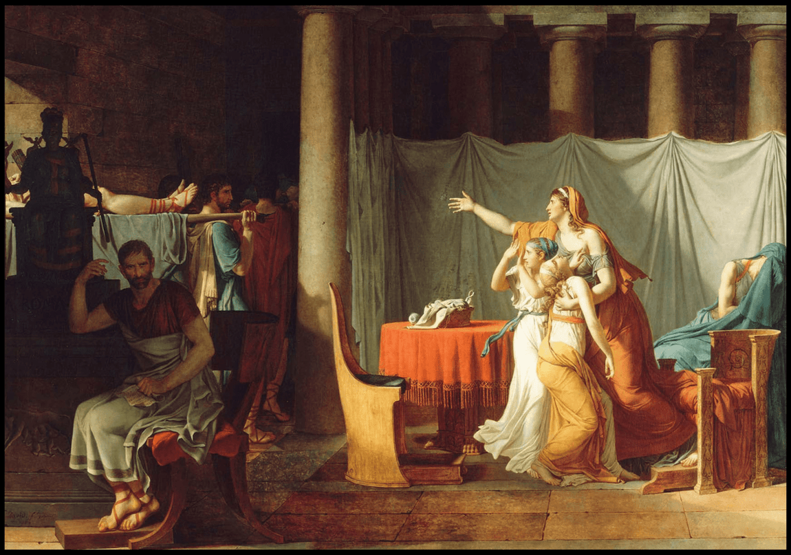Jacques-Louis David - The Lictors Bring to Brutus the Bodies of His Sons