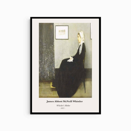 James Abbott McNeill Whistler - Whistler's Mother Poster