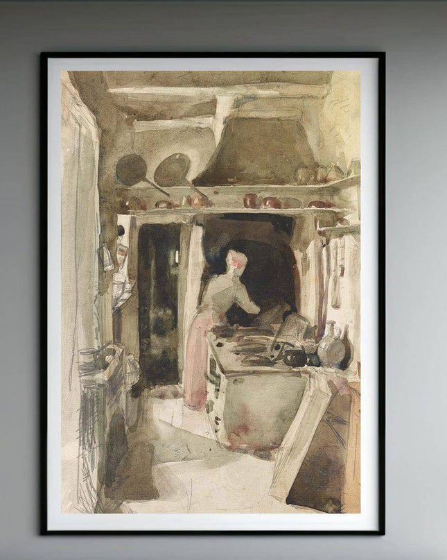 James McNeill Whistler - The Kitchen