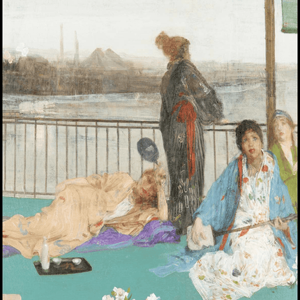 James McNeill Whistler - Variations in Flesh Colour and Green – The Balcony