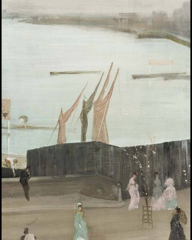 James McNeill Whistler - Variations in Pink and Grey: Chelsea