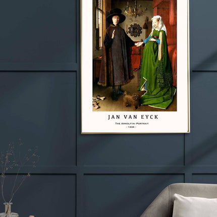 Jan van Eyck - The Arnolfini Portrait Poster