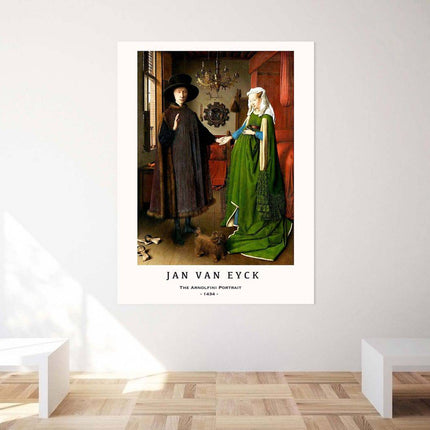 Jan van Eyck - The Arnolfini Portrait Poster