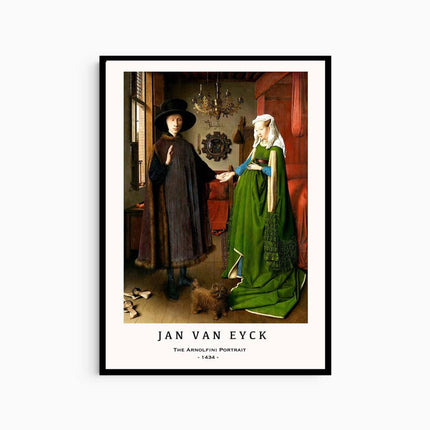 Jan van Eyck - The Arnolfini Portrait Poster