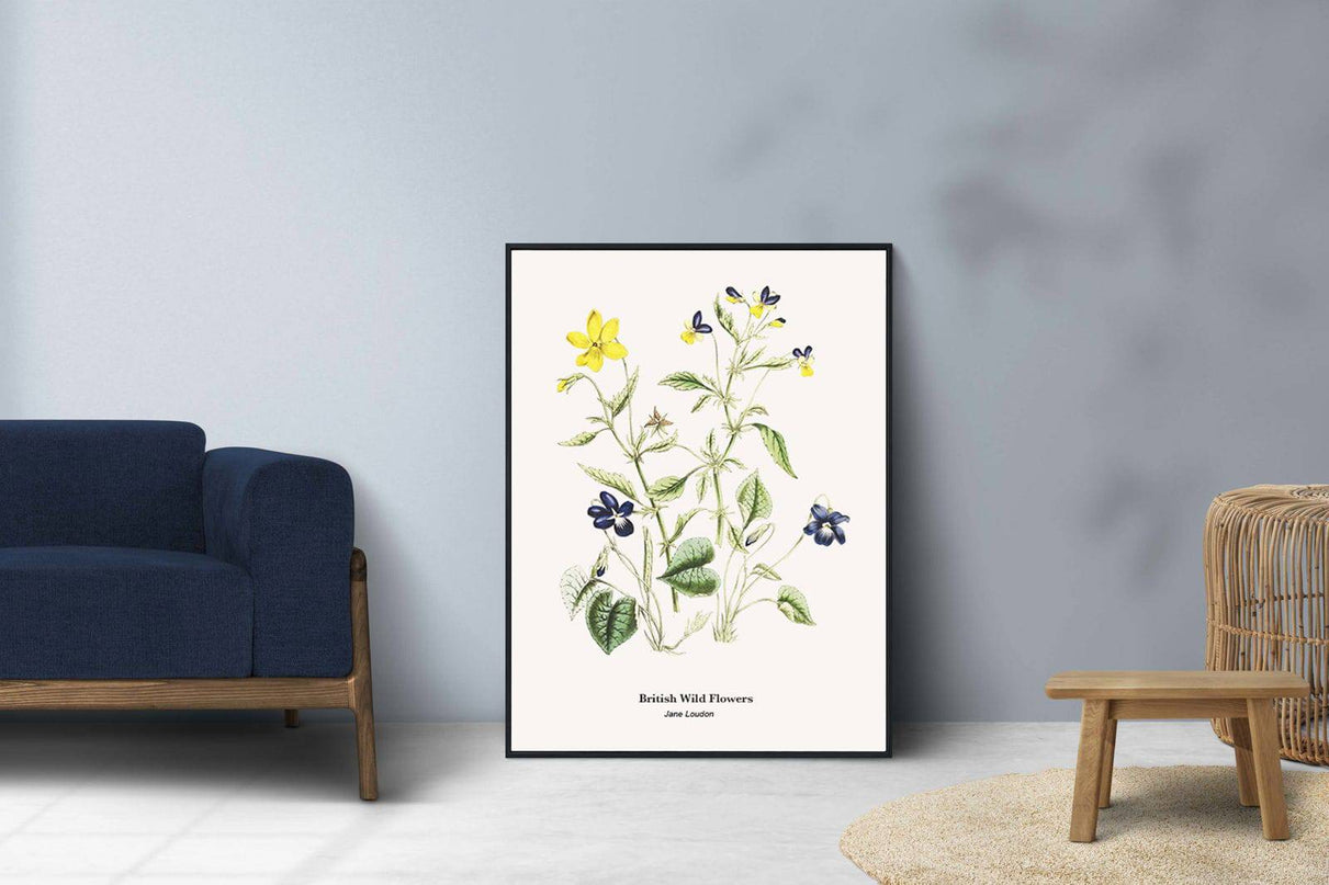 Jane Loudon - British Wild Flowers Poster