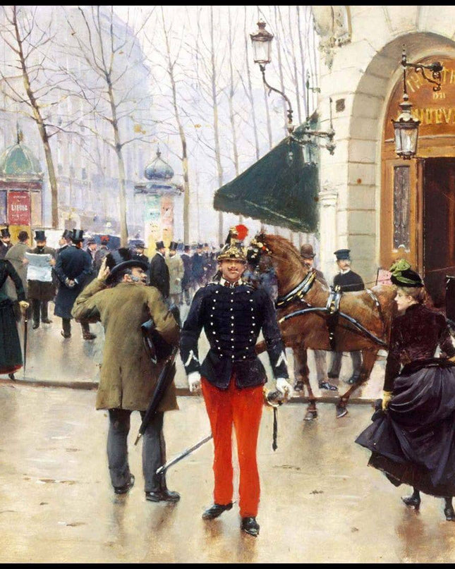 Jean Béraud - Après l'Office à l'Eglise de la Ste-Trinité