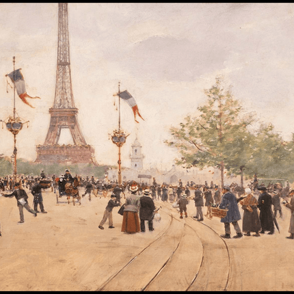 Jean Béraud - Entrée de l'Exposition Universelle de 1889