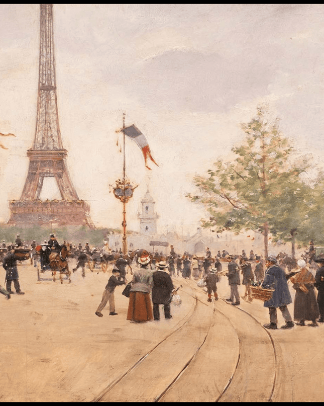 Jean Béraud - Entrée de l'Exposition Universelle de 1889