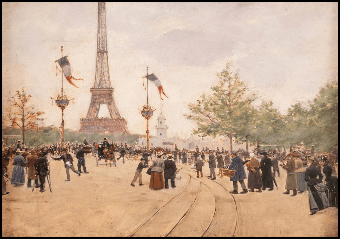 Jean Béraud - Entrée de l'Exposition Universelle de 1889