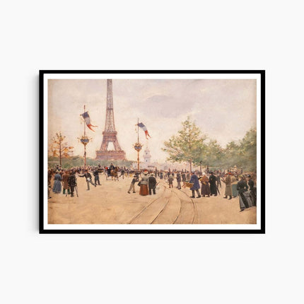 Jean Béraud - Entrée de l'Exposition Universelle de 1889
