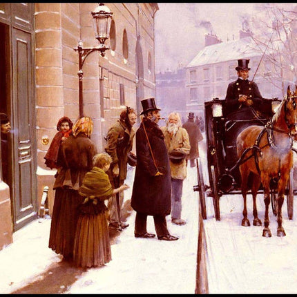 Jean Béraud - La Sortie Du Bourgeois