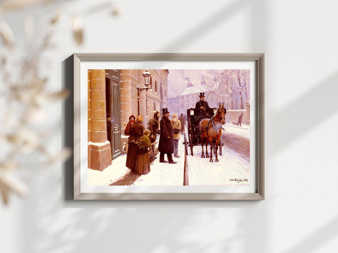 Jean Béraud - La Sortie Du Bourgeois