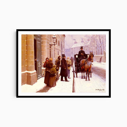 Jean Béraud - La Sortie Du Bourgeois