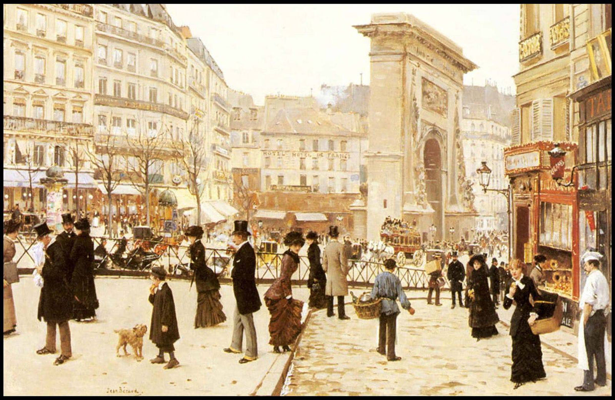 Jean Béraud - Le Boulevard St. Denis, Paris