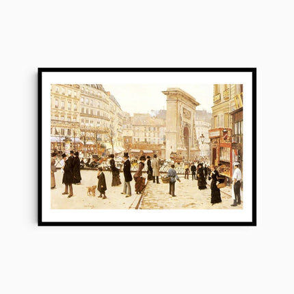 Jean Béraud - Le Boulevard St. Denis, Paris